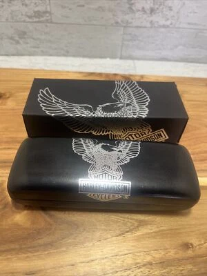 Estuche rígido para gafas Harley Davidson motocicletas vacío con caja clásico 08.12 Foto 1 de 4