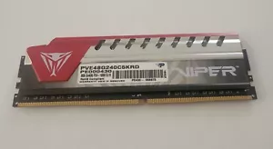 VIPER 8GB PC4 2400MHz DDR4 Gaming Memory PVE48G240C5KRD 15-15-15-35 1.2V - Picture 1 of 3
