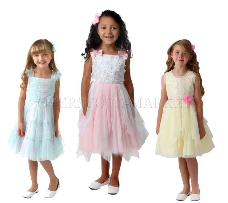 NEW! GIRLS JONA MICHELLE BOUTIQUE DRESS SPECIAL OCCASION DRESS! VARIETY - Image 1 of 1