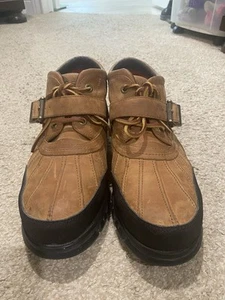 Polo Sport Ralph Lauren Men’s Brown Leather Boots -Size 12 D Leather Boot *SALE* - Picture 1 of 10