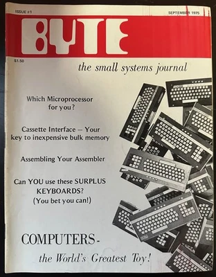 BYTE Magazine – Issue #1  (Sept. and Oct. 1975) - Image 1 of 4