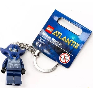 *NEW* Lego Atlantis Manta Warrior Minifigure Figure Key ring Chain x 1 - Picture 1 of 3