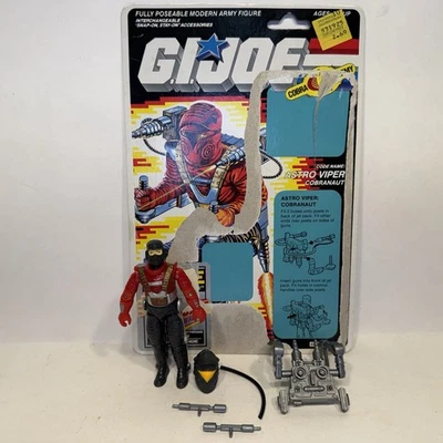 Astro Viper V1 Cobra Arah G.I. Boneco de ação Joe 1988 Hasbro vintage original - Imagem 1 de 2