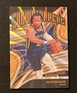 Jalen Brunson 18/75 Karte #15 2024-25 Revolution Showstoppers Sunburst NM - Bild 1 von 6