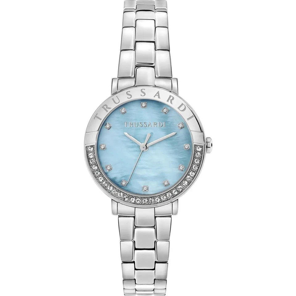 Orologio Trussardi T-Vision r2453125501 Watch Donna Acciaio Madreperla azzurra - Immagine 1 di 2