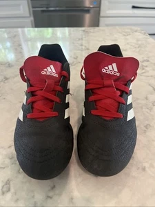 Used ADIDAS KID'S GOLETTO VI FG J CLEATS SIZE US 1 PINK BLACK (G26367) - Picture 1 of 10