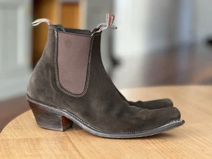 rm williams cocoa suede millicent boots 7.5 - Picture 1 of 9