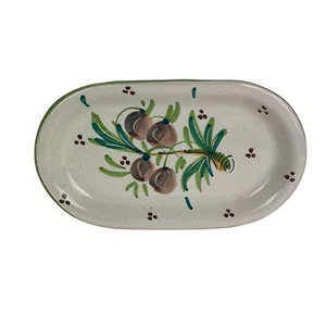 Sm Handpainted Olive Dish Relish Tray Ceramiche Artistiche San Gimignano Italy - Picture 1 of 8