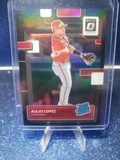 DONRUSS OPTIC GRAY RATED ROOKIE SSP/25 ALEJO LOPEZ NO. 92 CINCINNATI REDS