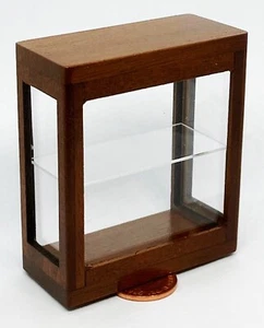 Dolls House Shop Display Small Wood And Perspex Shelf Unit Accessory tumdee - Picture 1 of 7