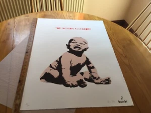 Bambi Street Art 'Top Fashion Accessory' (The Female Banksy) - Picture 1 of 6