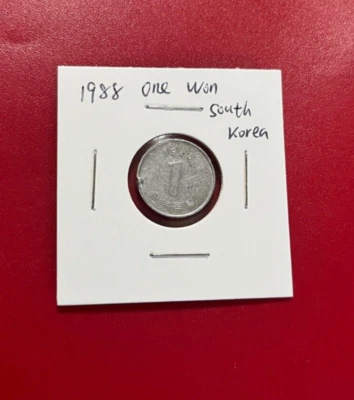 South Korea 1988 1 Won Coin - Nice World Coin !!! - Image 1 of 2