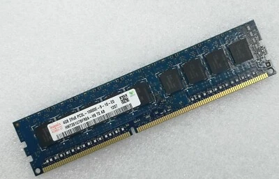 Hynix 4GB DDR3 1333 ECC UDIMM RAM 2Rx8 PC3L-10600E  240pin 1.35v - Image 1 of 2