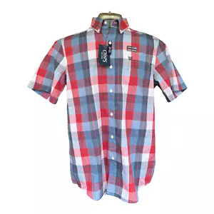 Chaps Men's Short Sleeve Easy Wear Easy Care Shirt - Picture 1 of 3