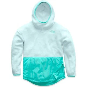 The North Face Girl's Riit Fleece Hoodie Pullover Origin Blue Sz L NWT - Picture 1 of 7