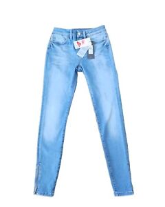 NWT Tommy Hilfiger Women's Como RW Blue Jeans Size 25 Jegging Fit Skinny LegZip 