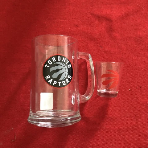 Toronto Raptors Basketball Sports Beer Mug Stein + Shot glass NBA New Cover