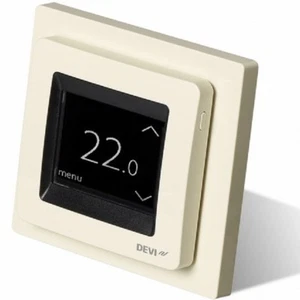 Devireg Touch DEVI Thermostat elektrische Fußbodenheizung Elfenbein 140F1078 - Bild 1 von 2
