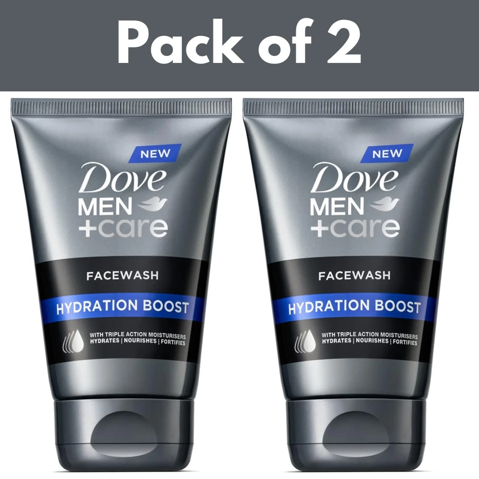 Dove Men+care Jabón Facial Hidratación Aumentar y Combatir la Contaminación, Libre de Sulfatos 100 ml Foto 1 de 4
