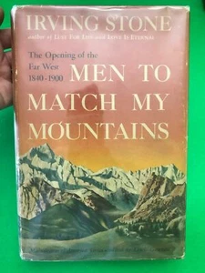 Irving Stone, Men To Match My Mountains, FIRST EDITION, Hardback 1956 - Picture 1 of 1