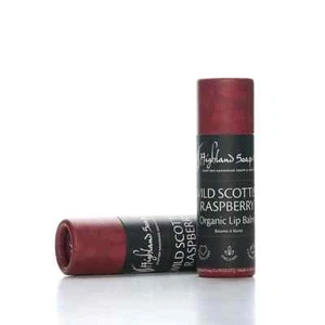 The Highland Soap Company Organic Wild Scottish Raspberry Lip Balm 12ml - Picture 1 of 1
