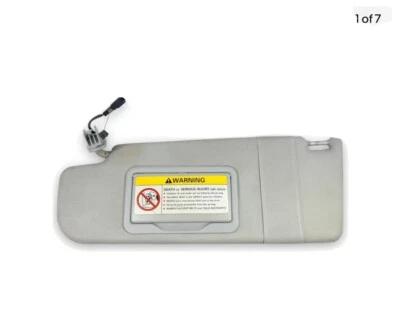 1999-2004 Volkswagen Jetta Beetle Golf Driver Right Side Sun Visor Grey Gray - Image 1 of 4