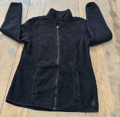 Chaqueta Sherpa FILA Sport Para Mujer Manga Larga Cremallera Completa Piel Sintética Bolsillos Laterales M Foto 1 de 4