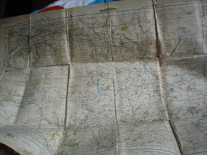 3 X MAPAS RIBBLESDALE ENCUESTA BARTHOLOMEW,S WHARFEDALE ENCUESTA ESTADOS UNIDOS - Imagen 1 de 6