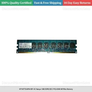 NT1GT72U8PA1BY-3C Nanya 1GB DDR2 ECC PC2-5300 667Mhz Memory - Picture 1 of 1