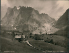Suisse, Grindelwald, Route du Glacier Supérieur  Vintage photomechanical print. 