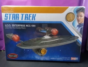 New Sealed Discovery Star Trek USS Enterprise NCC-1701 Snap it Model Toy 1:2500 - Picture 1 of 6