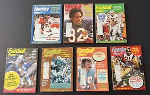 Football & Hockey Digest 1973 - 1974 (Lot of 7) OJ Simpson / Gordie Howe - Picture 1 of 1