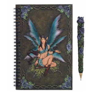 Elfen Notizbuch Tagebuch Fee Fairy mit Kugelschreiber ANG493 - Bild 1 von 2