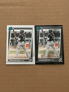 2021 Donruss Optic Yermin Mercedes Black Stars #106/149 + Base Card - Picture 1 of 2