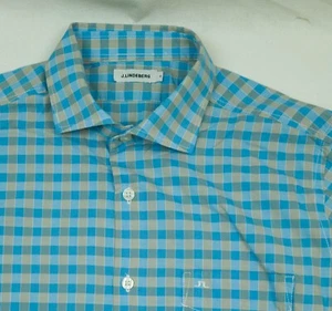 -.. J.Lindeberg mens shirt cotton size S vgc - Picture 1 of 5