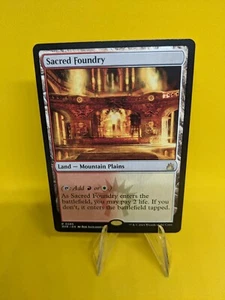 Magic The Gathering Sacred Foundry Shock Land 285 Ravnica Remastered Magic - Imagen 1 de 1