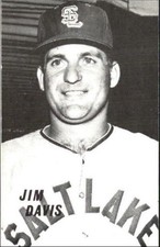 1963 Pacific Coast League #NNO Jim Davis Salt Lake City Bees  C59194 - NM-MT