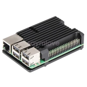 New Aluminum Built-in Radiator Protection Case Enclosure For Raspberry Pi 3B+ 3B - Picture 1 of 4