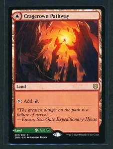 Cragcrown Pathway Timbercrown Pathway - Magic MTG 2020 Zendikar Rising NM - Picture 1 of 2