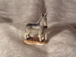 1991 Goebel Bronze Miniature 1st Edition #402-P Donkey - Nativity Vintage - Picture 1 of 7