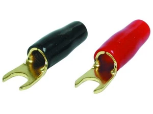 Audiopipe PBTS4 Spade Terminals 4ga. Gold Plated (4 pack) - Picture 1 of 1