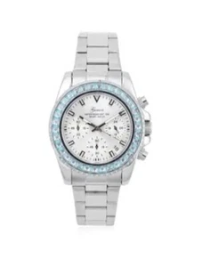 LUSTRO STELLA GENOA WATCH, FINEST CZ, Multi Function with date window - Picture 1 of 6