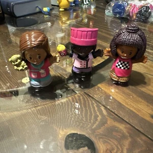 Little People veterinario pastelero niña en vestido a cuadros - Imagen 1 de 8