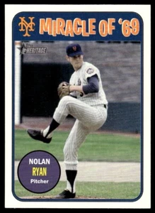 2018 Topps Heritage Miracle of '69 Nolan Ryan New York Mets #MO69-NR - Picture 1 of 2