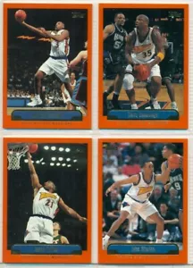 NBA-LOTE DE TARJETAS COLECCIONABLES INSERTADAS DE BALONCESTO-1999-TOPPS-GOLDEN STATE WARRIORS-4 CARTAS - Imagen 1 de 2