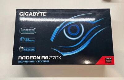 原装 Gigabyte AMD Radeon R9 270X GDDR5 OC 显卡 GPU GV-R927XOC-2GD — 第 1/4 张图片
