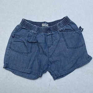 OshKosh B'gosh Shorts Girls 10 Blue Denim Pull On Summer Vacation - Picture 1 of 7