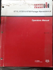 Case/IH 8710, 8720, 8730 Feldhäcksler Betriebsanleitung - Bild 1 von 2