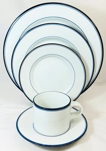 CONCERTO ALLEGRO BLUE Dansk 5 Piece Place Setting NEW NEVER USED made Portugal - Picture 1 of 7