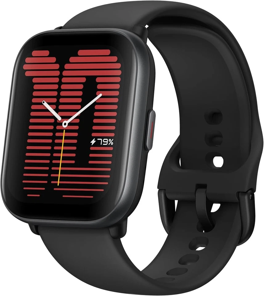 Amazfit Active Smart Watch 42mm Fitness Tracker - Black - &